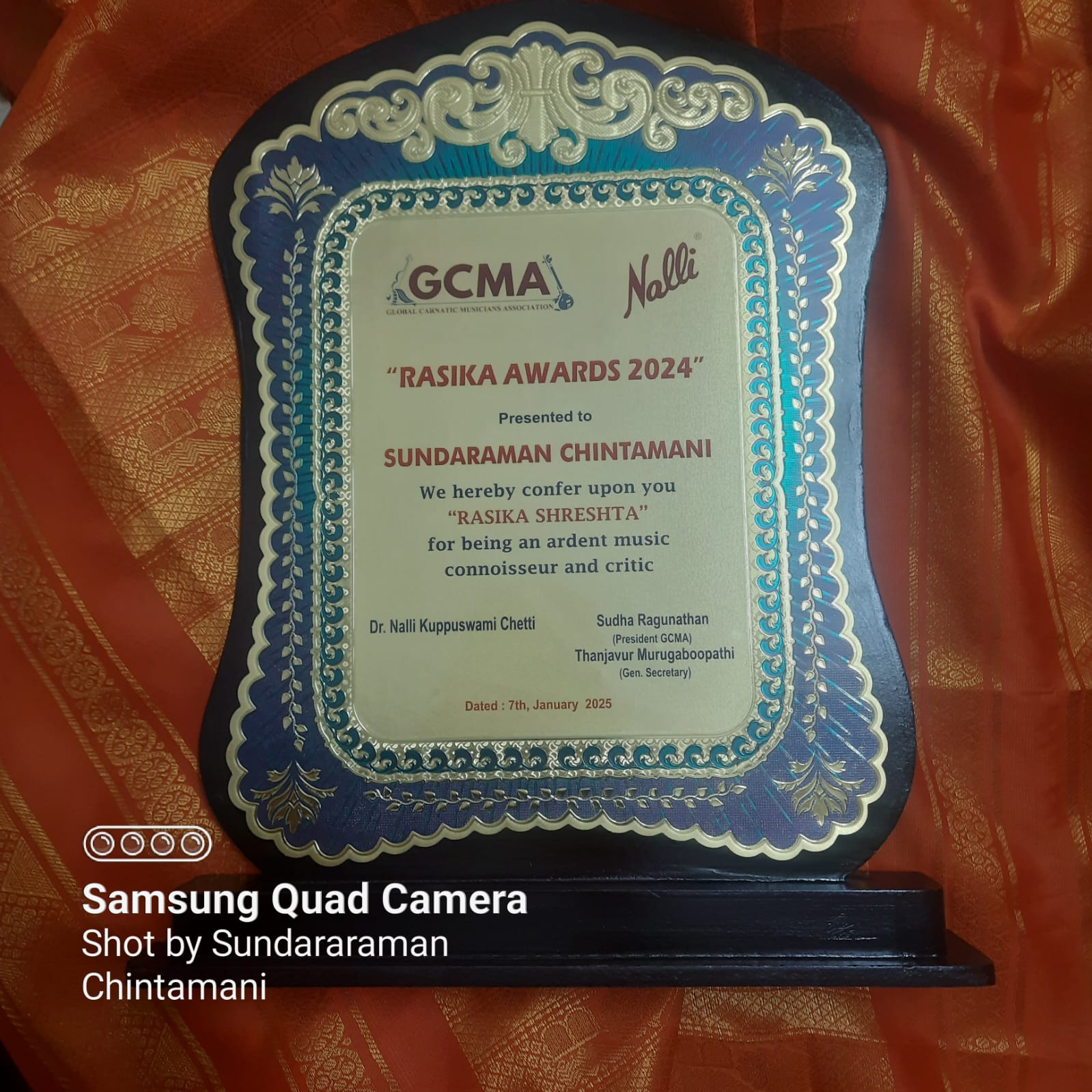 Rasika Shreshta Award